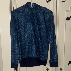 Lands' End Blue Camo youth  Jacket like new